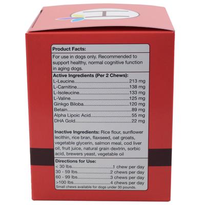 Show full view: Herbsmith Senior Dog Wisdom Cognitive Support Soft Chews Dog Supplement, 60 count, Large slide 4 of 6