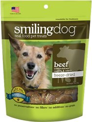 Herbsmith Smiling Dog Beef with Potatoes, Carrots & Celery Freeze-Dried Dog Treats, 2.5-oz bag