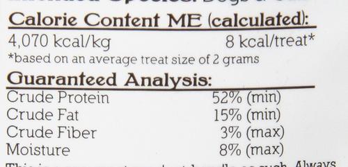 Show full view: Herbsmith Smiling Dog Beef with Potatoes, Carrots & Celery Freeze-Dried Dog Treats, 2.5-oz bag slide 5 of 5