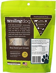 Herbsmith Smiling Dog Duck Dry-Roasted Dog Treats, 3-oz bag slide 2 of 5