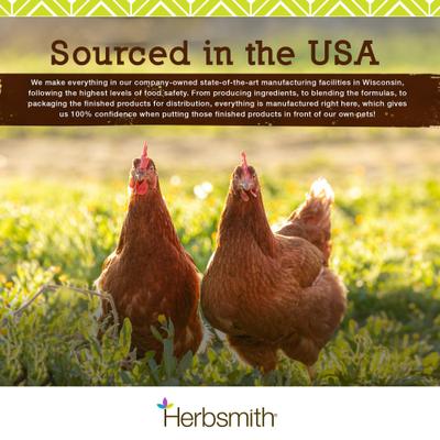 Show full view: Herbsmith Smiling Dog Kibble Seasoning Freeze-Dried Chicken with Apples & Spinach Dog Food Topper, 3-oz bottle slide 7 of 10