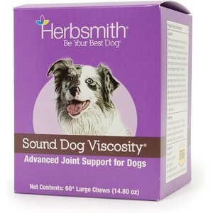 Herbsmith Sound Dog Viscosity Joint Support Large Soft Chews Dog & Supplement, 60 count