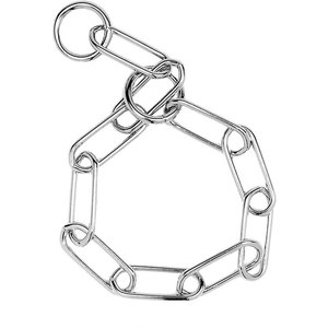 Herm Sprenger Fur Saver Training Dog Chain Slip Collar, 21-in neck, 3.0-mm wide