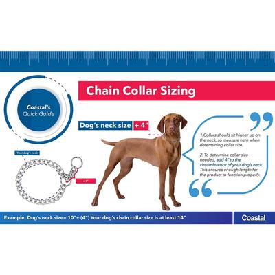 Show full view: Herm Sprenger Training Dog Chain Slip Collar, 14-in neck, 2.0-mm wide slide 3 of 5