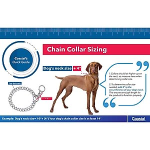 Herm Sprenger Training Dog Chain Slip Collar, 28-in neck, 4.0-mm wide
