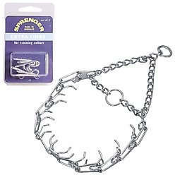 Herm Sprenger Ultra-Plus Training Prong Collar, 18-in neck, 3.0-mm wide + Dog Collar Replacement Links, 3 count, 3.0mm