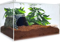 HerpCult Acrylic Clear-Top Reptile Habitat, 8.3-gal