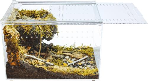 Show full view: HerpCult Acrylic Enclosure Large Reptile Terranium, Clear, 3.3-gal slide 3 of 10