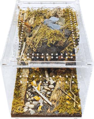 Show full view: HerpCult Acrylic Enclosure Large Reptile Terranium, Clear, 3.3-gal slide 5 of 10