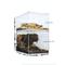 Show in main carousel: HerpCult Acrylic Enclosure Large Reptile Terranium, Clear, 3.3-gal slide 8 of 10