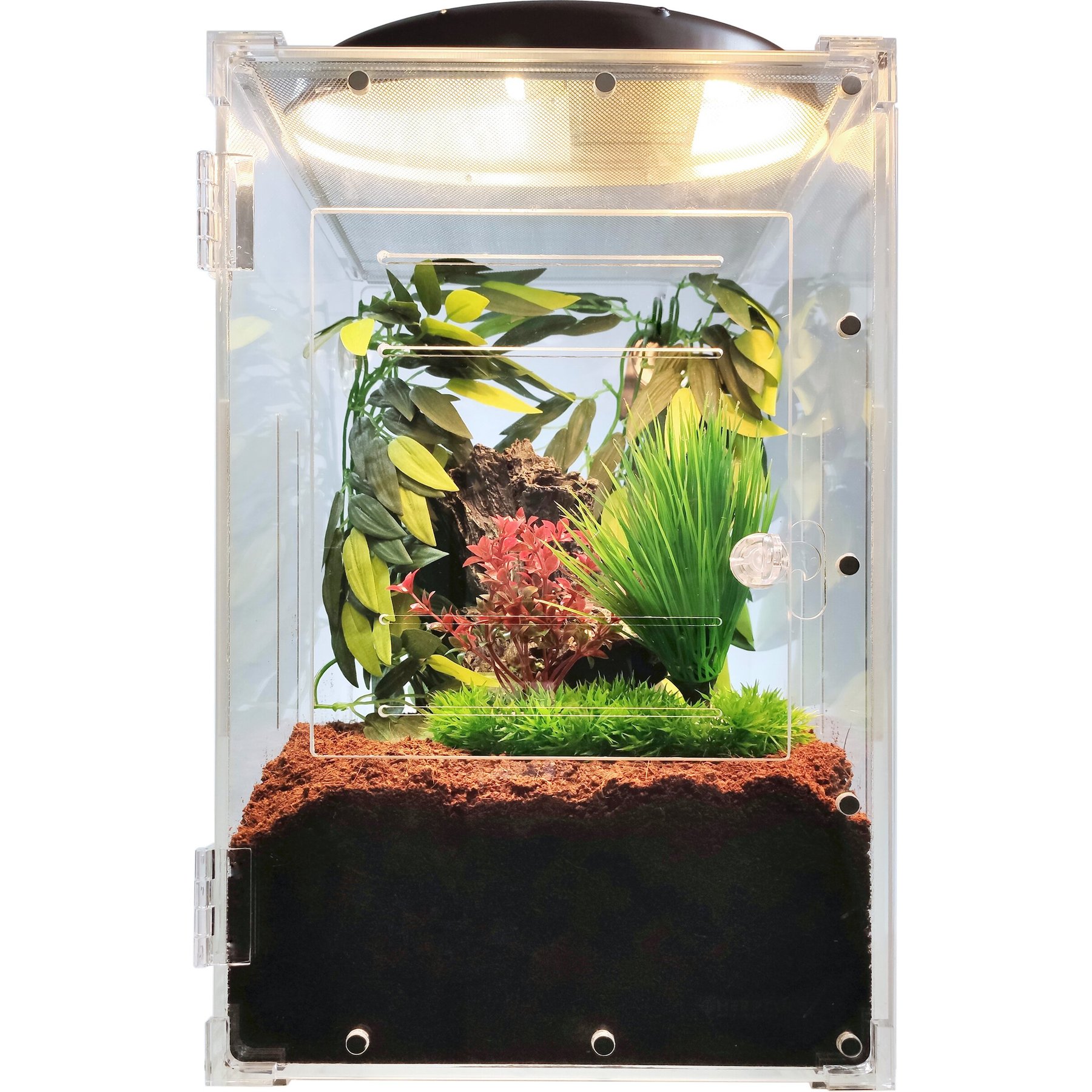 HerpCult Acrylic Front-Opening Reptile Habitat, 7-gal