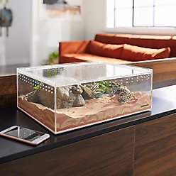 HerpCult Acrylic Insect & Reptile Terrarium, Clear Top, X-Large slide 2 of 7