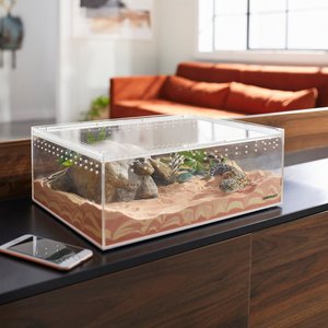 HerpCult Acrylic Insect & Reptile Terrarium, Clear Top, X-Large