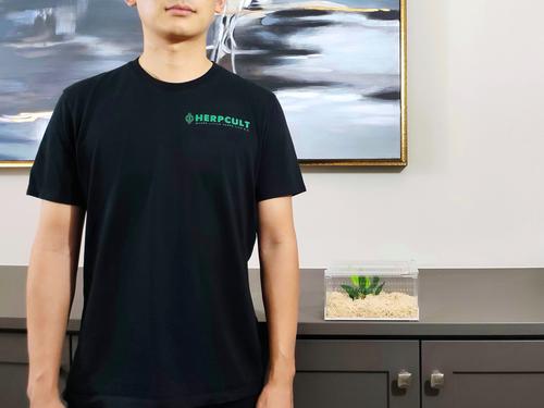 Show full view: HerpCult Acrylic Insect & Reptile Terrarium, Opaque Top, Small slide 5 of 7