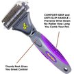 Show in main carousel: Hertzko Double Sided Dog & Cat Dematting Comb slide 4 of 7