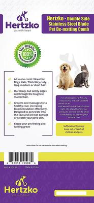 Show full view: Hertzko Double Sided Dog & Cat Dematting Comb slide 6 of 7