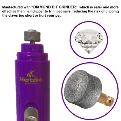 Show full view: Hertzko Electronic Dog & Cat Nail Grinder with USB Charger slide 4 of 9
