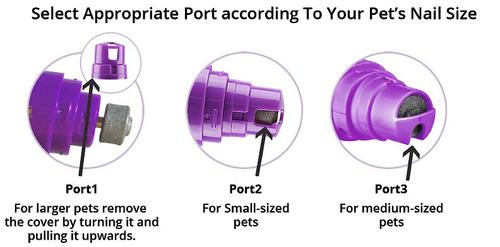 Show full view: Hertzko Electronic Dog & Cat Nail Grinder with USB Charger slide 5 of 9