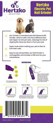 Show full view: Hertzko Electronic Dog & Cat Nail Grinder with USB Charger slide 7 of 9