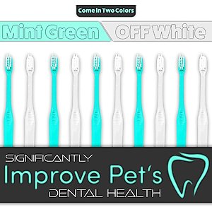 H&H Pets Cat & Small Dog Toothbrush, 4 count