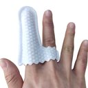 H&H Pets Disposable Dental Dry Wipes Two-Texture Dog Finger Toothbrush, 60 count