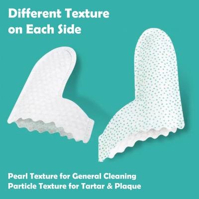 Show full view: H&H Pets Disposable Dental Dry Wipes Two-Texture Dog Finger Toothbrush, 60 count slide 4 of 6