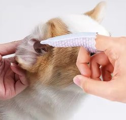 H&H Pets Disposable Finger-Style Ear & Facial Fragrance Free Hypoallergenic Dry Wipes, 60 count slide 1 of 6