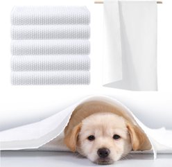H&H Pets Disposable Super Absorbent & Fragrance-Free Bath Towels, 11 x 23-in, 8 count