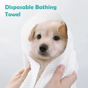 H&H Pets Disposable Super Absorbent & Fragrance-Free Bath Towels, 11 x 23-in, 8 count
