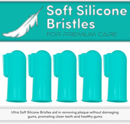 Show full view: H&H Pets Silicone Finger Dog & Cat Toothbrush, 4 count slide 5 of 7