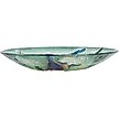 Show in main carousel: Hi-Line Gift Solar Blue Bird with Peach Blossom Glass Bird Bath with Stand, Multicolor slide 5 of 10