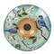 Show in main carousel: Hi-Line Gift Solar Blue Bird with Peach Blossom Glass Bird Bath with Stand, Multicolor slide 8 of 10