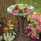 Show in main carousel: Hi-Line Gift Solar Cardinal Glass Bird Bath with Stand, Multicolor slide 1 of 10
