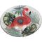 Show in main carousel: Hi-Line Gift Solar Flamingo with Tortoise Shell Glass Bird Bath with Stand, Multicolor slide 7 of 10