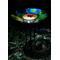 Show in main carousel: Hi-Line Gift Solar Floral Glass Butterfly Bird Bath with Stand, Multicolor slide 4 of 6