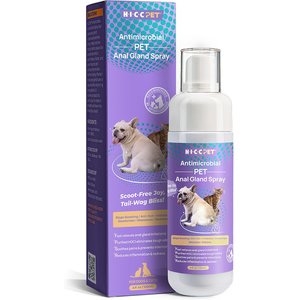 HICC PET Antimicrobial Anal Gland Dog Cat & Small Pet Spray, 4-fl oz bottle