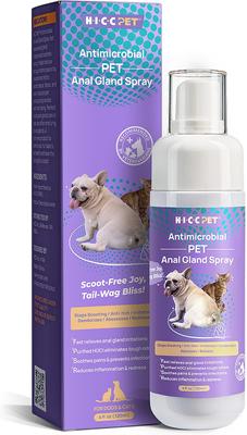 HICC PET Antimicrobial Anal Gland Dog Cat Small Pet Spray, 4-fl