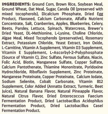 Show full view: Higgins inTune Complete & Balanced Diet Parakeet Bird Food, 2-lb bag slide 8 of 10