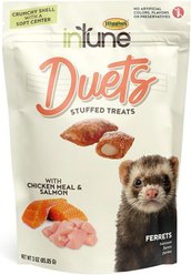 Higgins inTune Duets Chicken Meal & Salmon Ferret Treats, 3-oz bag