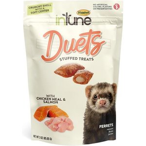 Higgins inTune Duets Chicken Meal & Salmon Ferret Treats, 3-oz bag