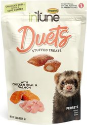 Higgins inTune Duets Chicken Meal & Salmon Ferret Treats, 3-oz bag