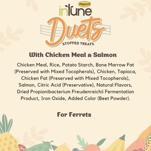 Higgins inTune Duets Chicken Meal & Salmon Ferret Treats, 3-oz bag