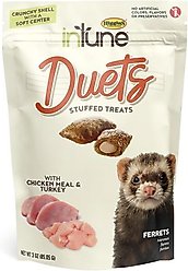 Higgins inTune Duets Chicken Meal & Turkey Ferret Treats, 3-oz bag slide 1 of 4