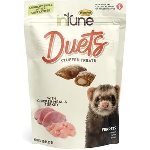 Higgins inTune Duets Chicken Meal & Turkey Ferret Treats, 3-oz bag