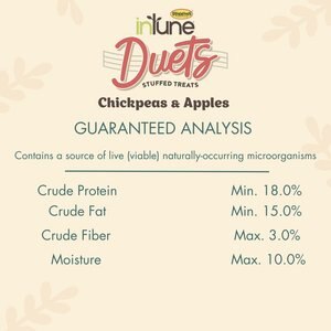 Higgins inTune Duets Chickpeas & Apples Bird Treats, 3-oz bag