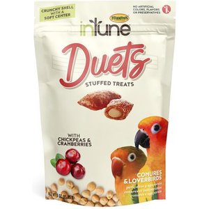 Higgins inTune Duets Chickpeas & Cranberries Bird Treats, 3-oz bag