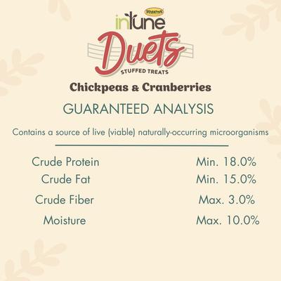 Show full view: Higgins inTune Duets Chickpeas & Cranberries Bird Treats, 3-oz bag slide 4 of 6