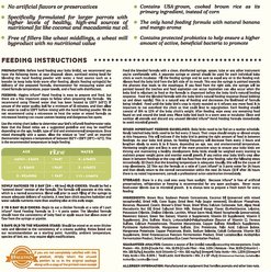 Higgins inTune Hand Feeding Hi-Energy Bird Food, 5-lb bag slide 2 of 4