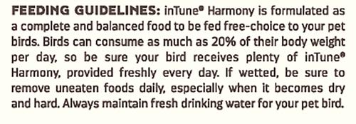 Show full view: Higgins inTune Harmony Conure & Cockatiel Bird Food, 2-lb bag slide 8 of 9
