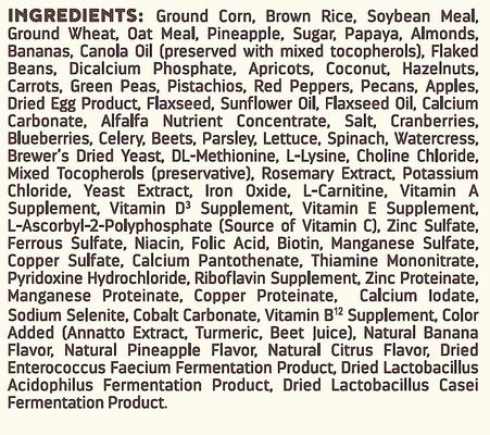 Show full view: Higgins inTune Harmony Macaw Bird Food, 3-lb bag slide 6 of 8